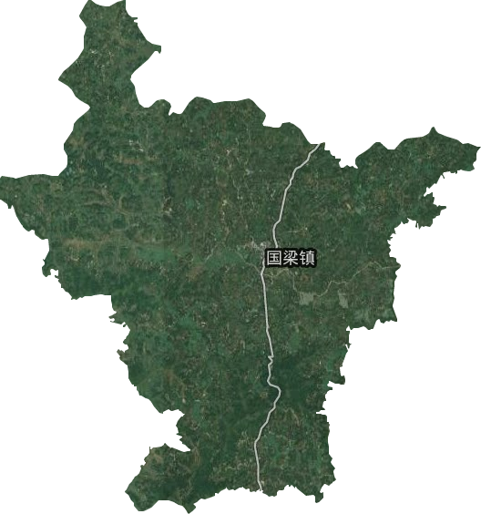 國梁鎮衛星圖