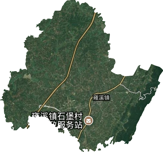 雍溪鎮衛星圖