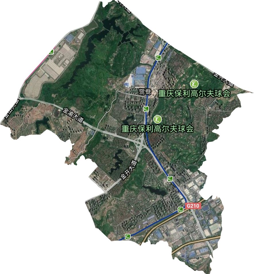 鴛鴦街道衛(wèi)星圖