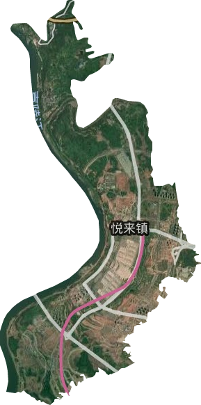 悅來(lái)街道衛(wèi)星圖