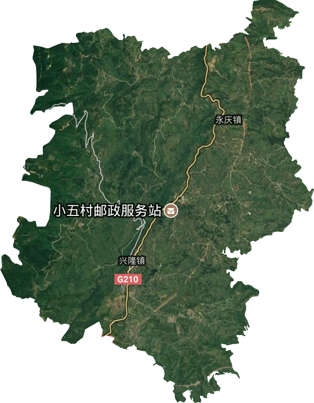 興隆鎮衛星圖