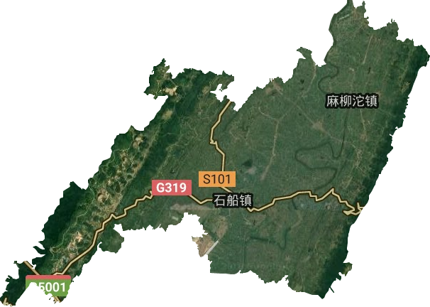 石船鎮(zhèn)衛(wèi)星圖