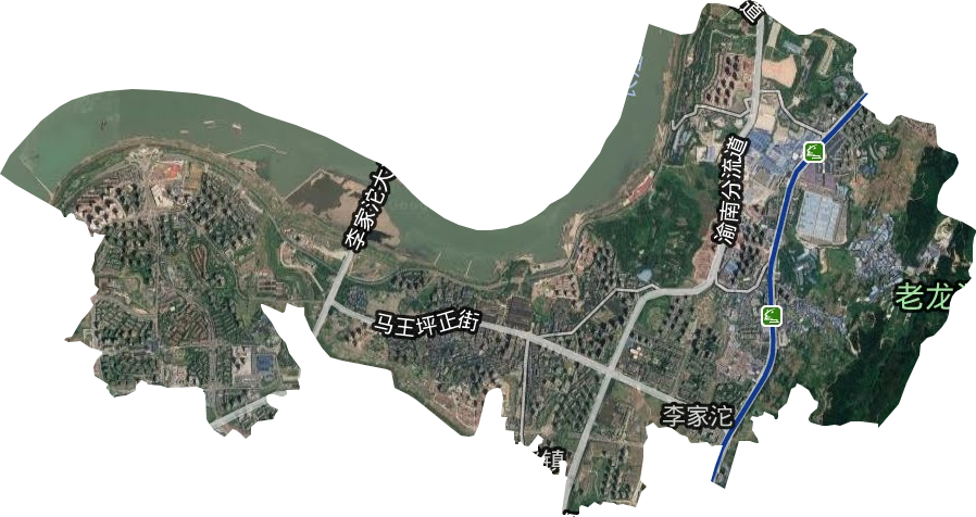 李家沱街道衛星圖