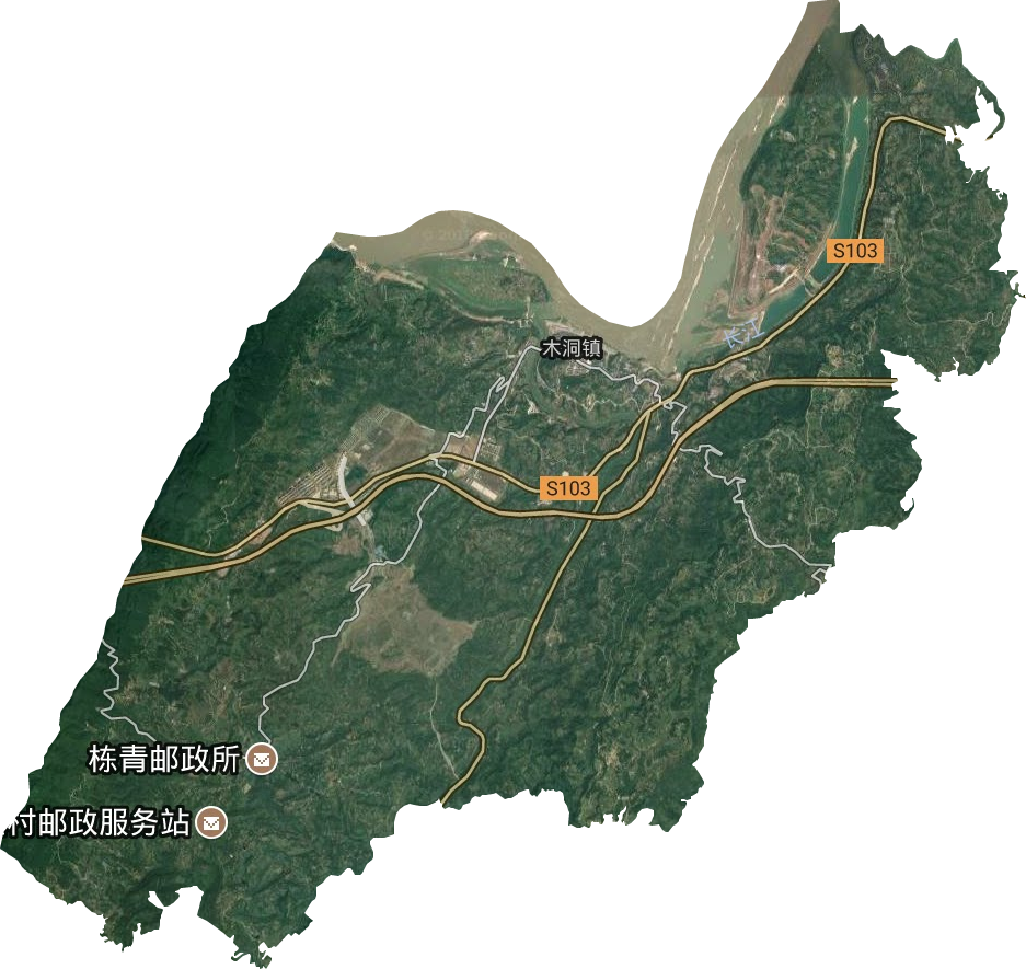 木洞鎮(zhèn)衛(wèi)星圖