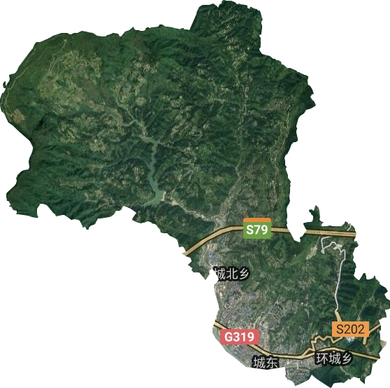 城東街道衛(wèi)星圖