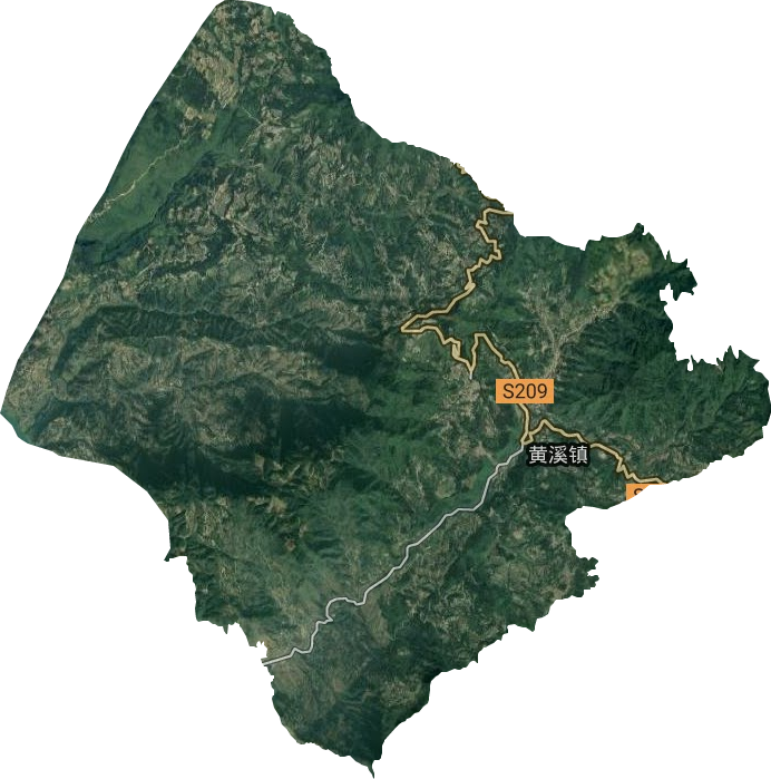 黃溪鎮衛星圖