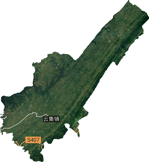 云集鎮衛星圖