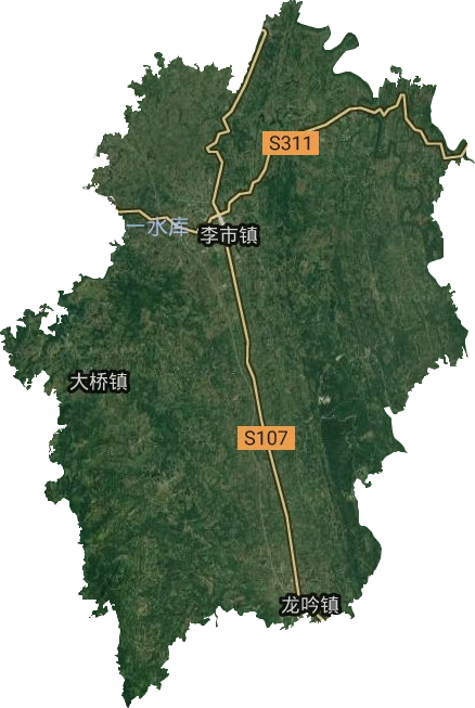 李市鎮衛星圖