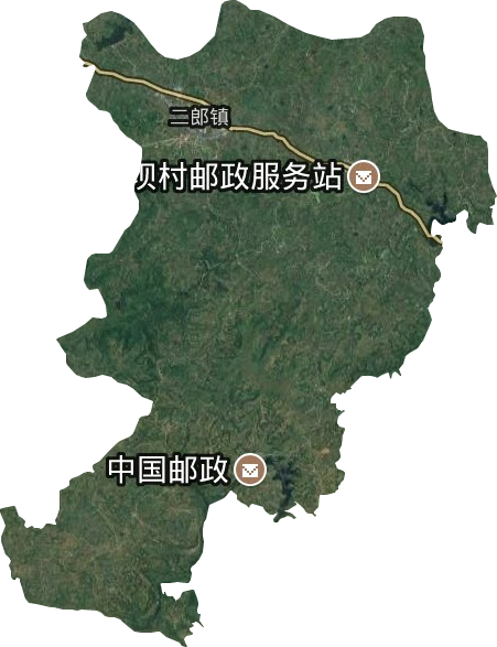 二郎鎮(zhèn)衛(wèi)星圖