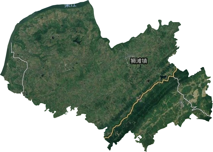 獅灘鎮(zhèn)衛(wèi)星圖