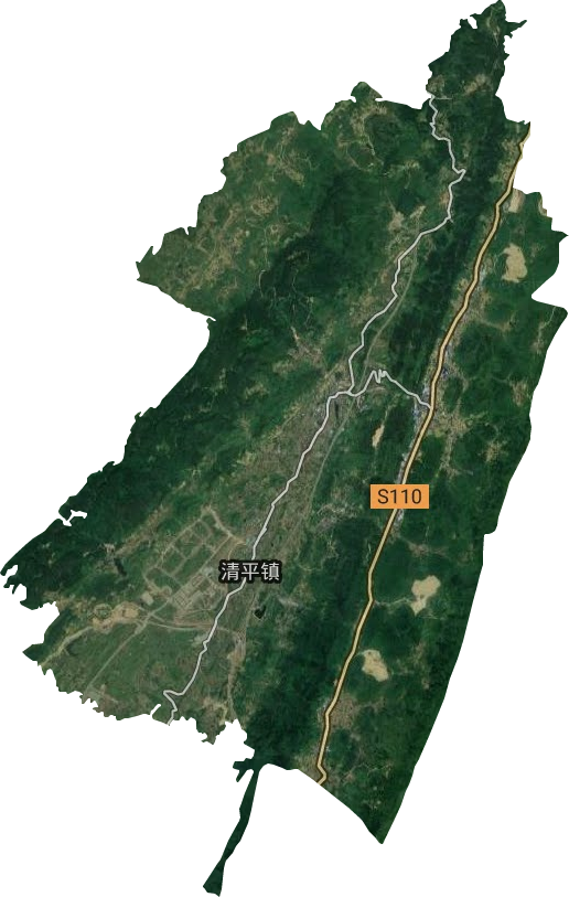 清平鎮(zhèn)衛(wèi)星圖