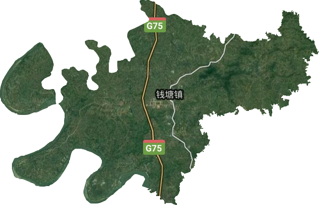 錢塘鎮衛星圖