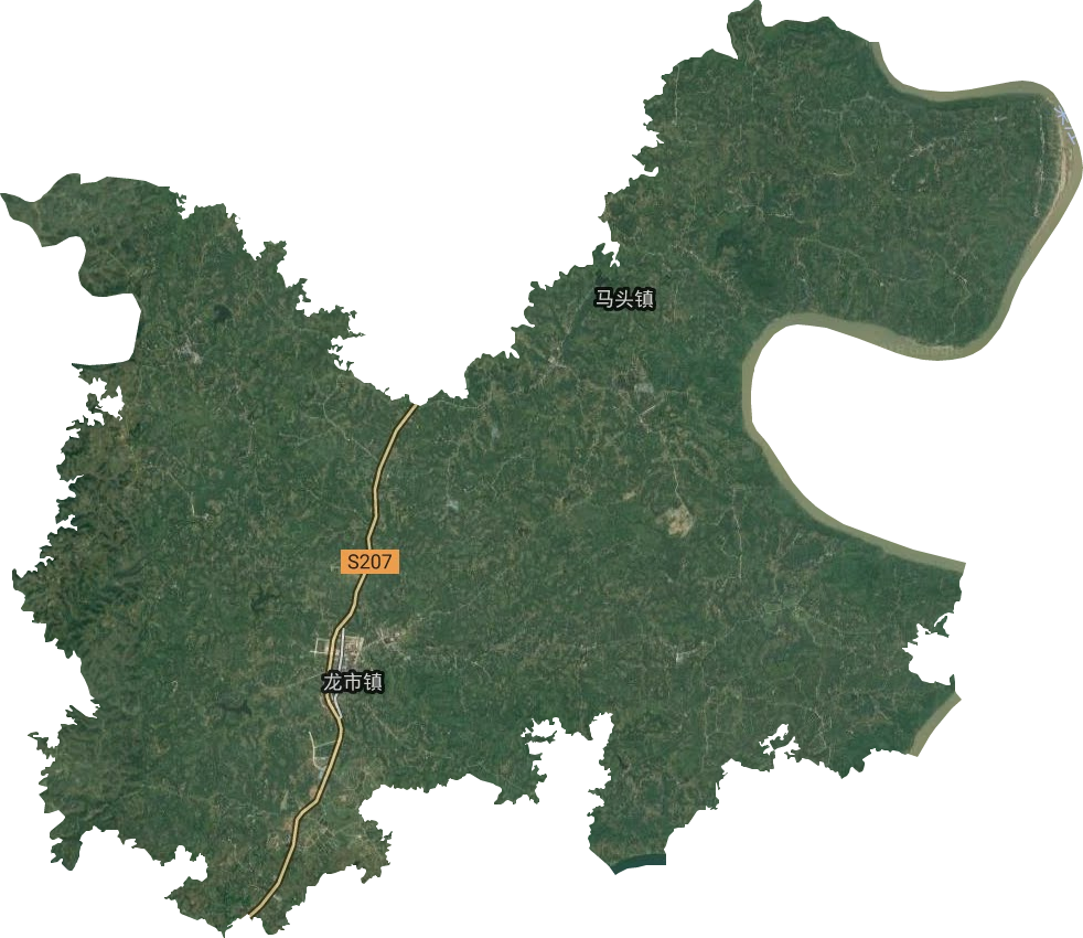 龍市鎮(zhèn)衛(wèi)星圖