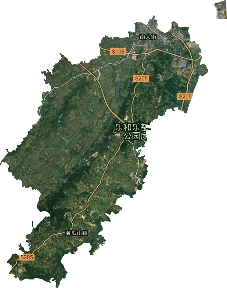 南大街街道衛(wèi)星圖