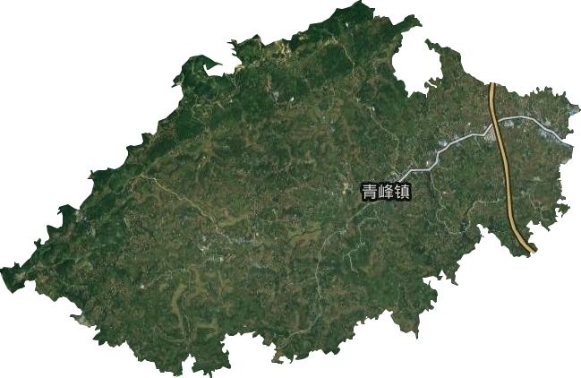 青峰鎮衛星圖