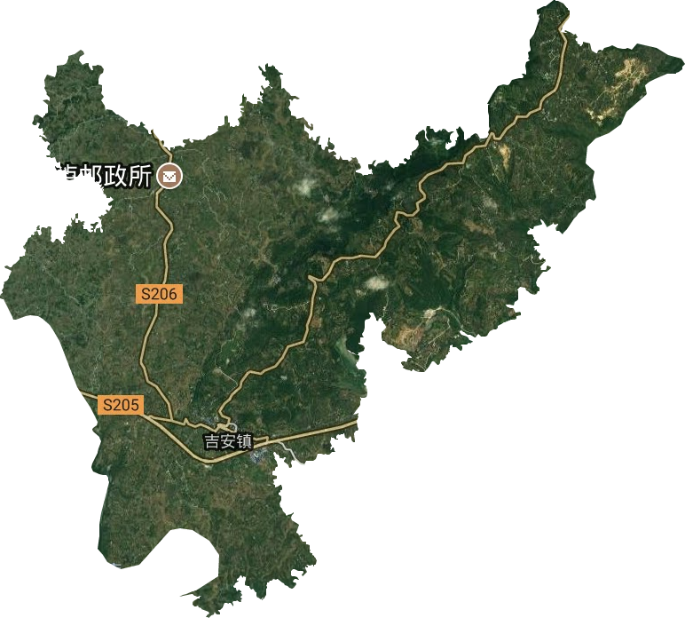 吉安鎮衛星圖