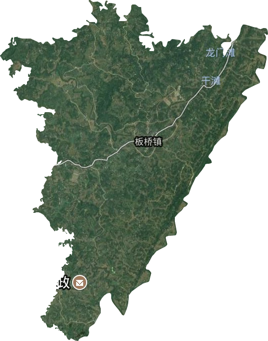 板橋鎮衛星圖
