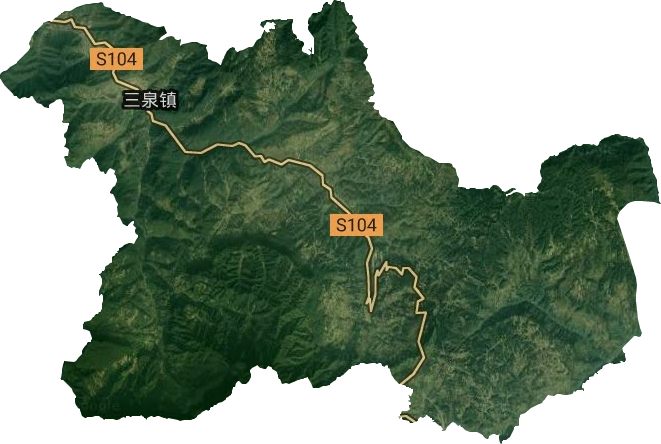 三泉鎮(zhèn)衛(wèi)星圖