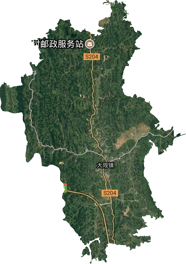 大觀鎮衛星圖