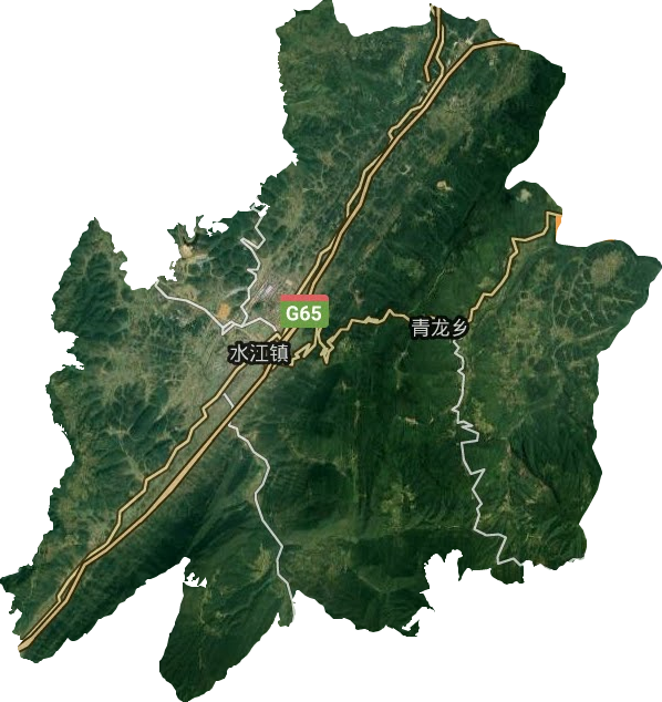 水江鎮(zhèn)衛(wèi)星圖