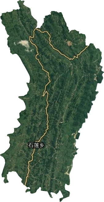 石蓮鄉衛星圖