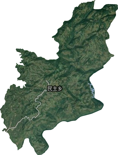 民主鄉衛星圖