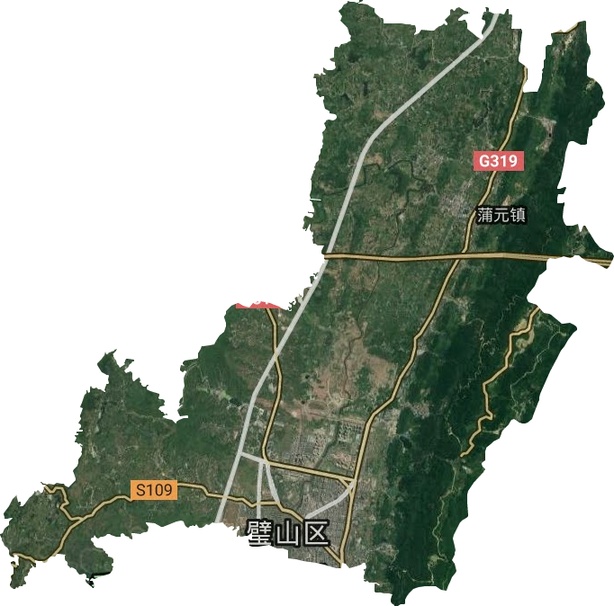 璧城街道衛(wèi)星圖
