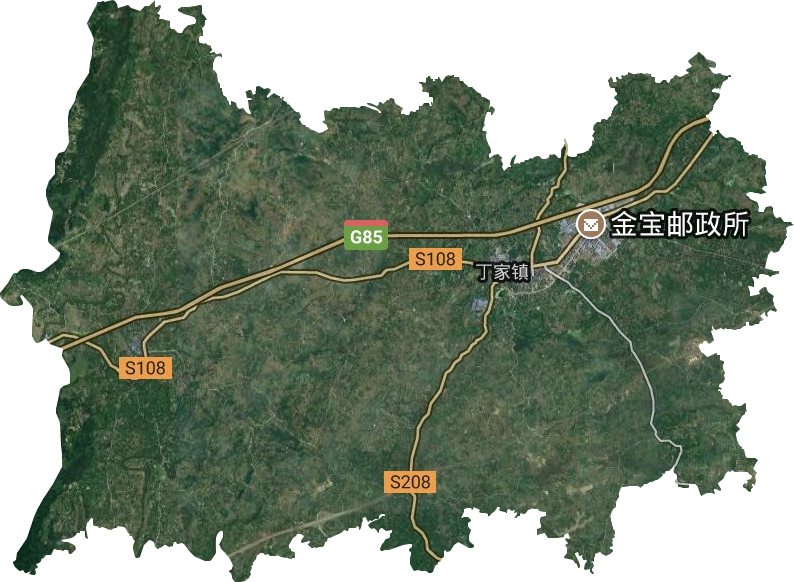 丁家街道衛(wèi)星圖