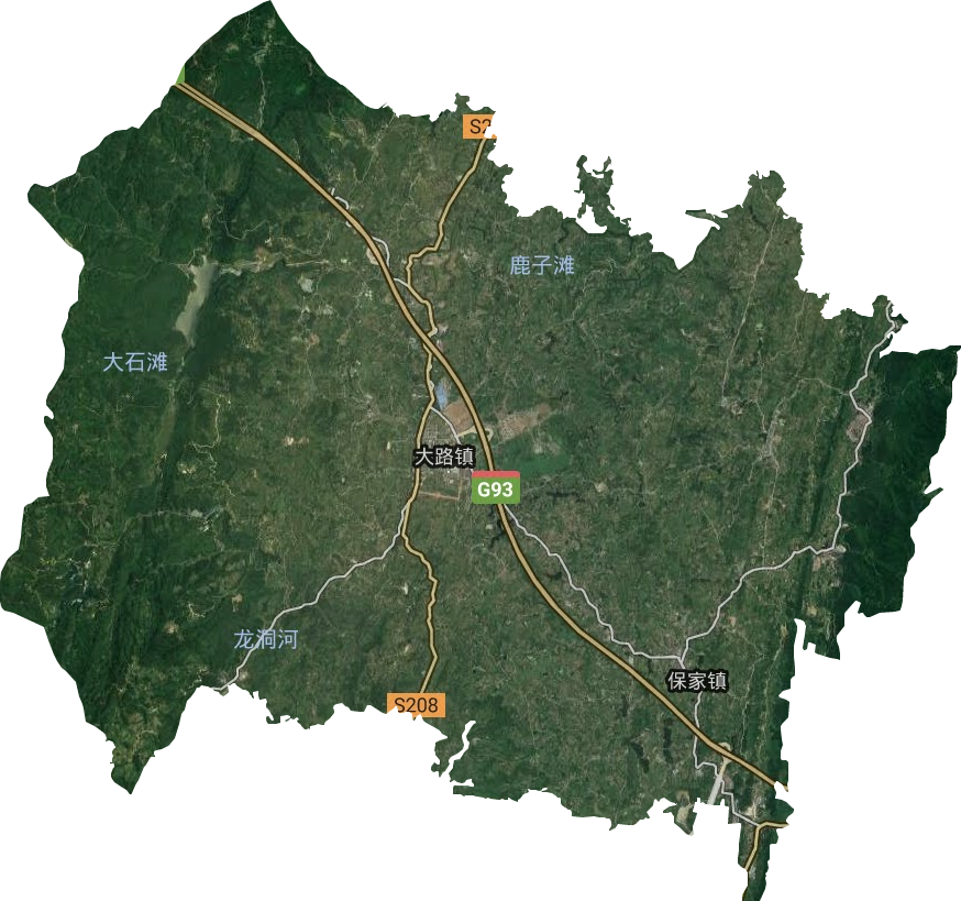 大路街道衛(wèi)星圖