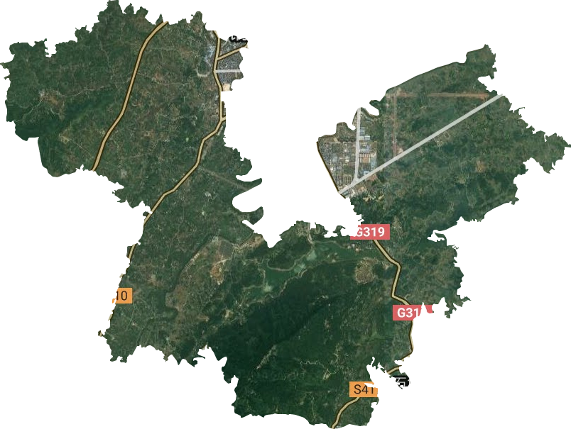 南城街道衛星圖