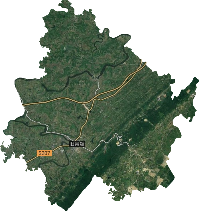 舊縣鎮衛星圖