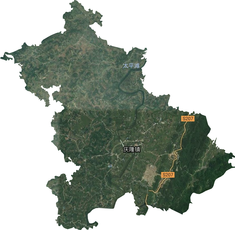 慶隆鎮衛星圖