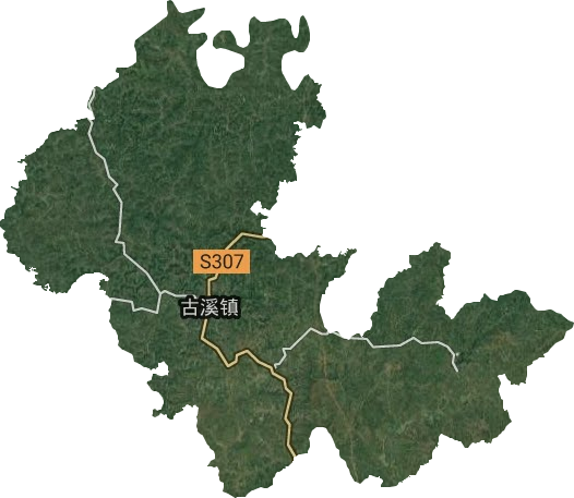 古溪鎮衛星圖