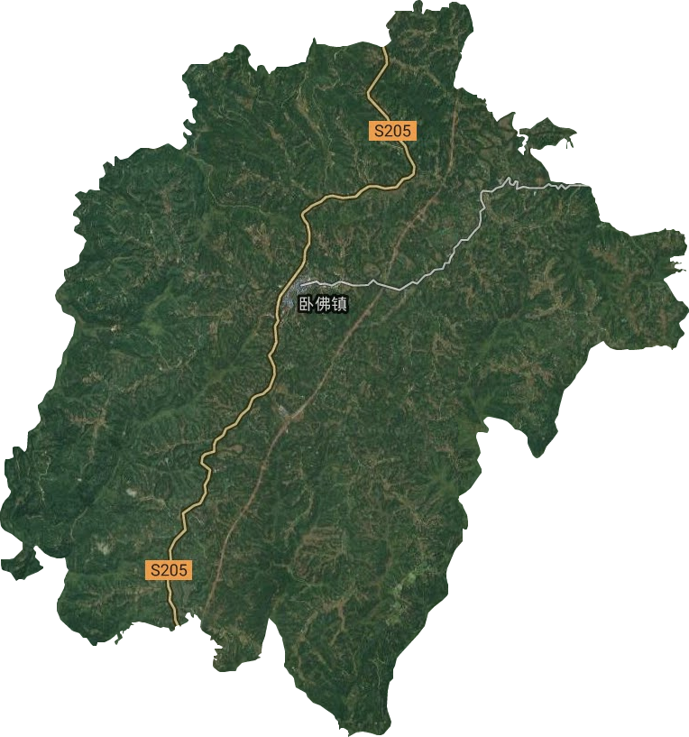 臥佛鎮(zhèn)衛(wèi)星圖