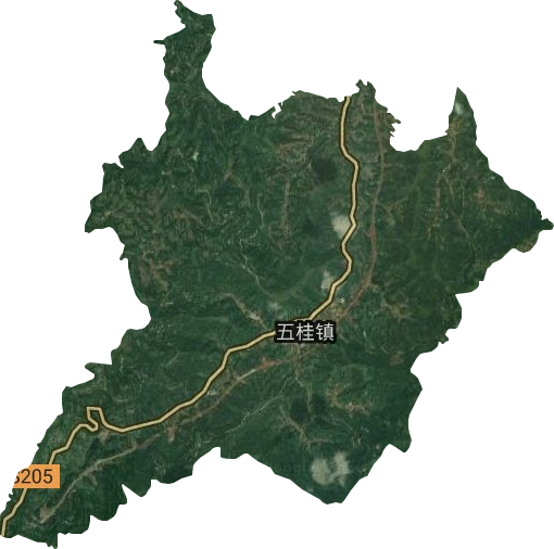 五桂鎮衛星圖