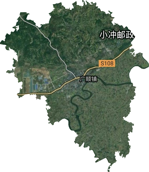 廣順街道衛(wèi)星圖