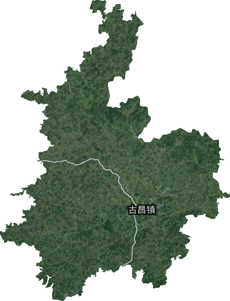 古昌鎮衛星圖