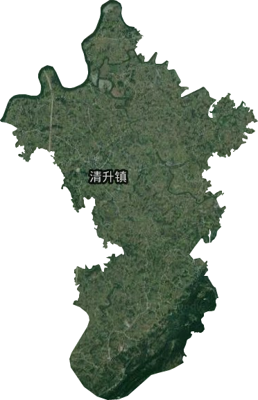 清升鎮衛星圖