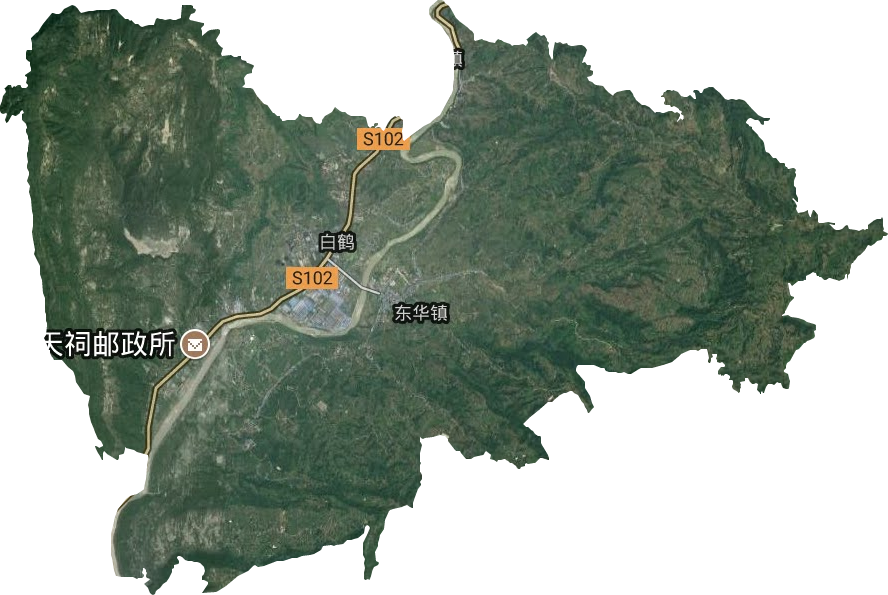 白鶴街道衛(wèi)星圖