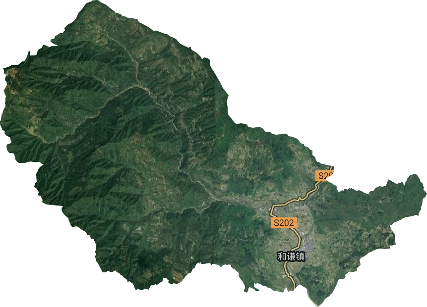 和謙鎮衛星圖