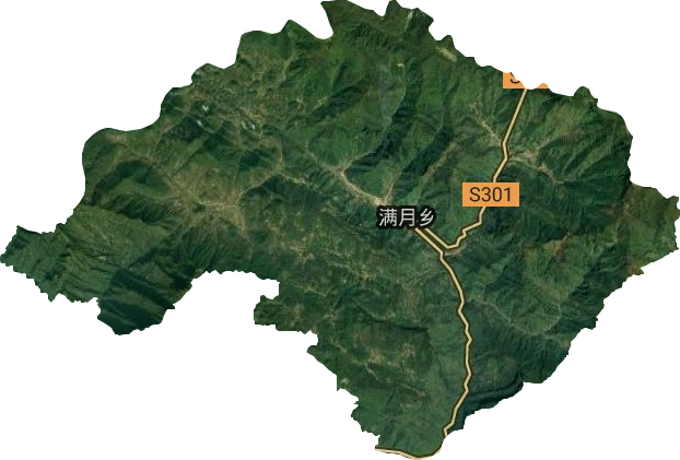 滿月鄉衛星圖