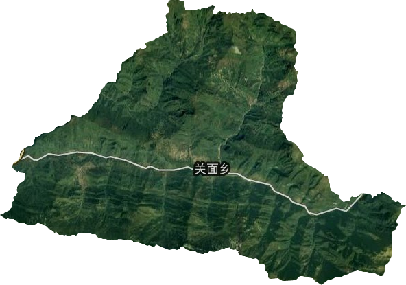 關面鄉衛星圖