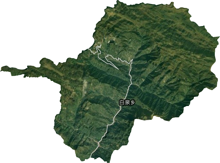 白泉鄉(xiāng)衛(wèi)星圖