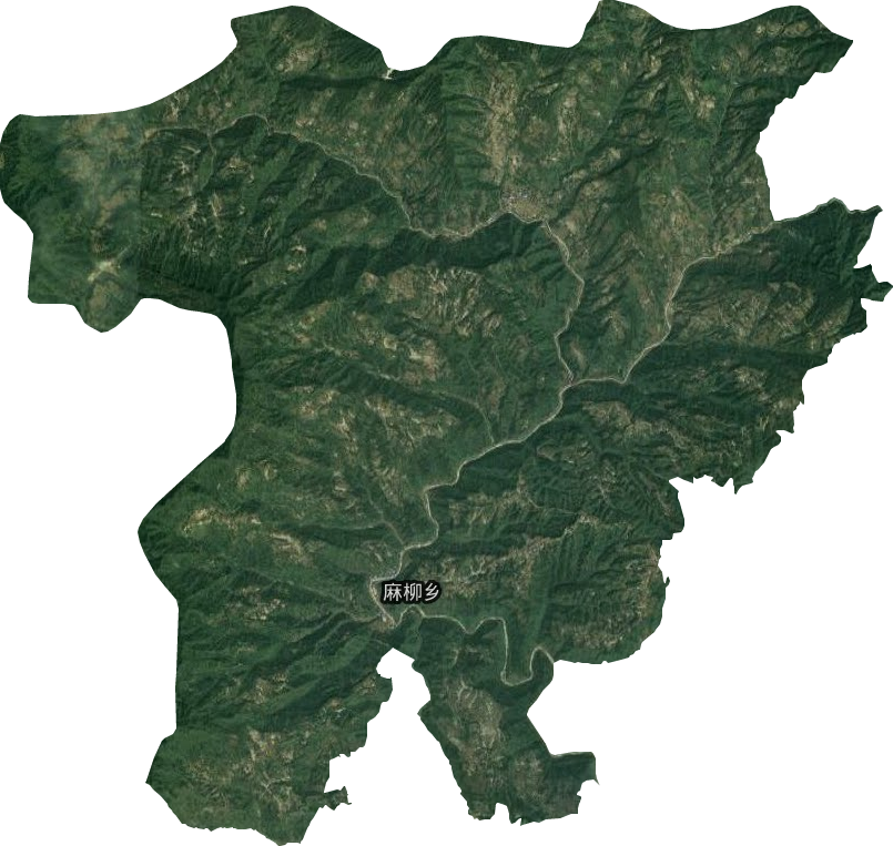 麻柳鄉(xiāng)衛(wèi)星圖