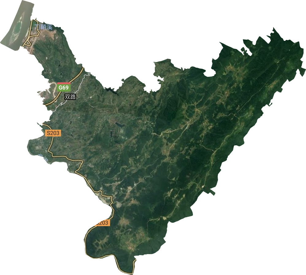 雙路鎮衛星圖