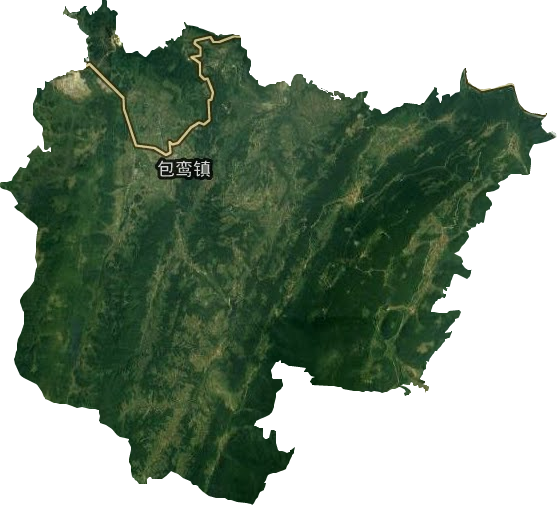 包鸞鎮衛星圖