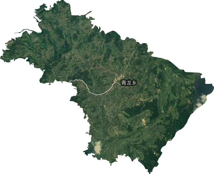 青龍鄉衛星圖