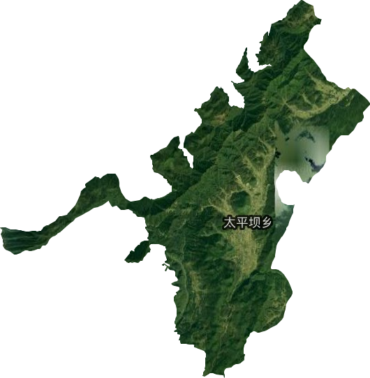 太平壩鄉衛星圖