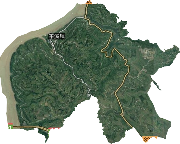 東溪鎮衛星圖