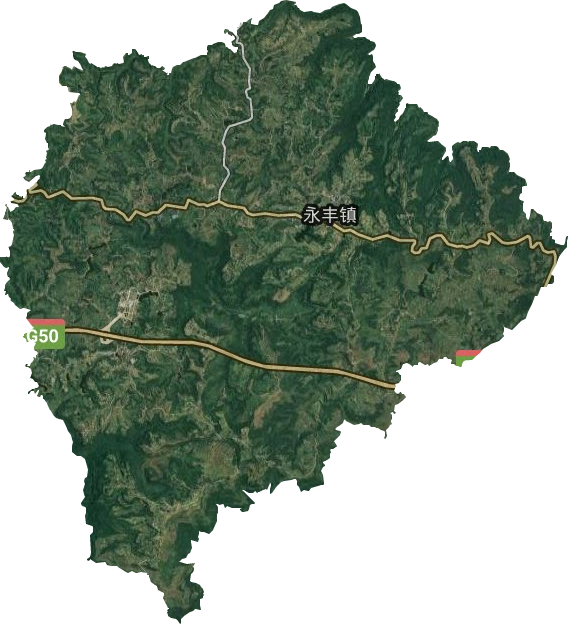 永豐鎮衛星圖